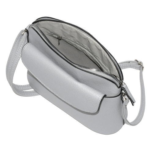 NICCI – Sac à bandoulière avec rabat avant, gris pâle