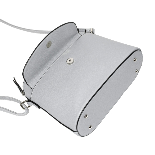 NICCI – Sac à bandoulière avec rabat avant, gris pâle