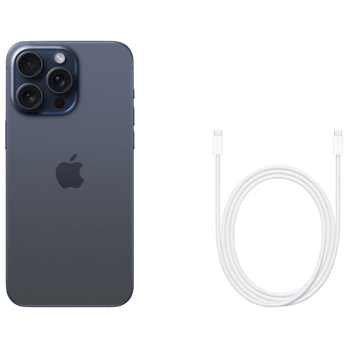Apple iPhone 15 Pro Max 256GB - Blue Titanium - Unlocked | Best 