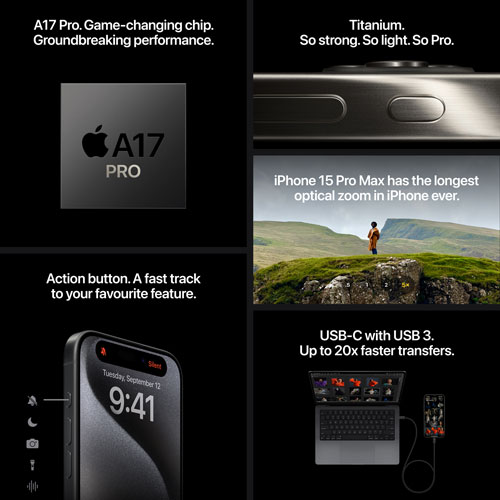 Apple iPhone 15 Pro 256GB - Natural Titanium - Unlocked | Best Buy 