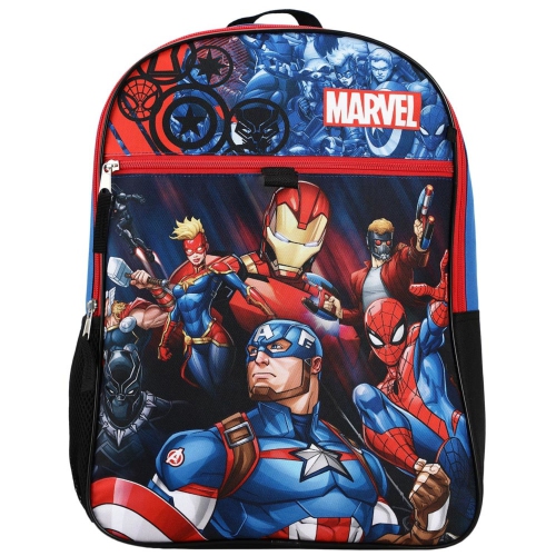 Marvel Universe Characters 5 Piece Kids 16" Backpack Set