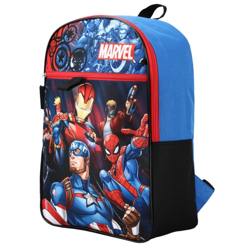 Marvel Universe Characters 5 Piece Kids 16" Backpack Set