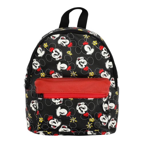 Image 1 of 8.. Minnie Mouse Flower Hat Mini Backpack