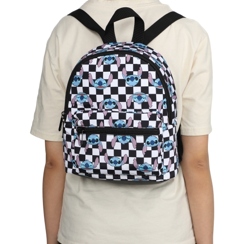 Lilo & Stitch Checkered Mini Backpack