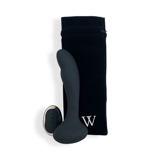 V For Vibes Gaea Remote Vibrating Dildo, The Best Remote Vibrator For Women, Men - Black