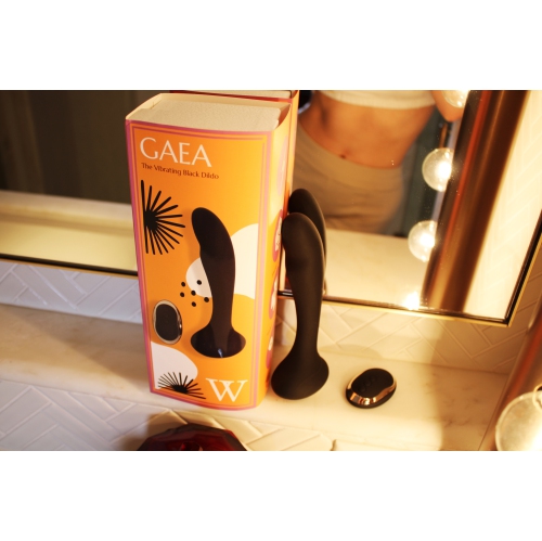 V For Vibes Gaea Remote Vibrating Dildo, The Best Remote Vibrator For Women, Men - Black