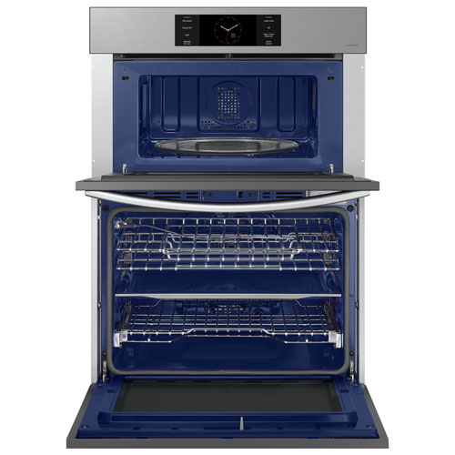 Samsung 30" 7 Cu. Ft. True Convection Electric Combo Wall Oven - Stainless Steel