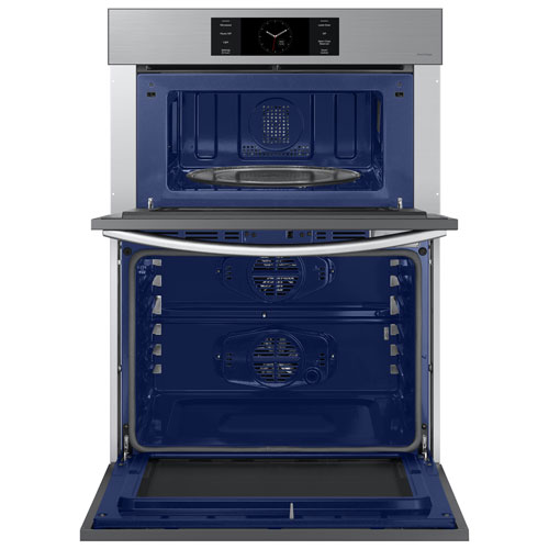 Samsung 30" 7 Cu. Ft. True Convection Electric Combo Wall Oven - Stainless Steel