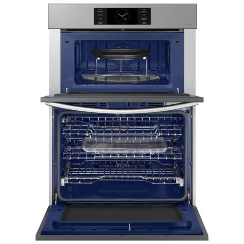 Samsung 30" 7 Cu. Ft. True Convection Electric Combo Wall Oven - Stainless Steel