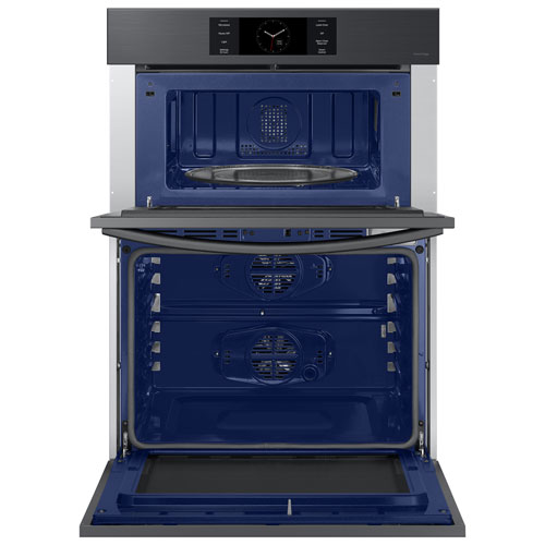 Four mural électrique double à convection véritable 7 pi³ 30 po de Samsung - Inox noir