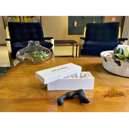 V For Vibes Vibrating Anal Toy, Anal Plug Ge - Black