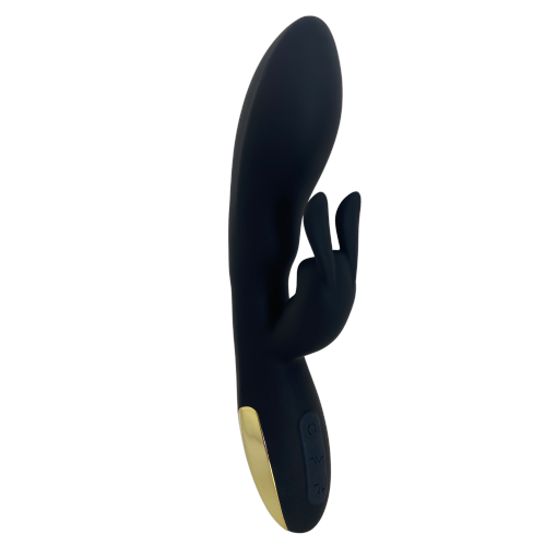 V For Vibes Rabbit Vibrator, Rabbit Sex Toy Agrippina - Black