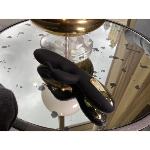 V For Vibes Rabbit Vibrator, Rabbit Sex Toy Agrippina - Black