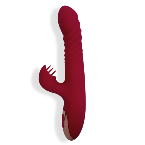 V pour Vibes Dildo, Throuilleur Vibrator Luna - Rouge