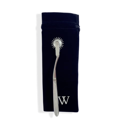 V For Vibes Wartenberg Wheel, Pinwheel Terra - Silver