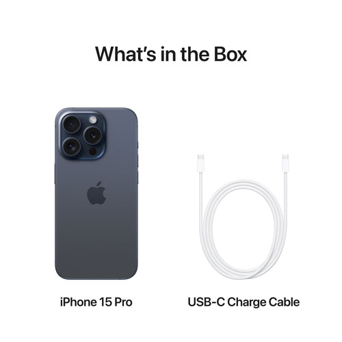 Bell Apple iPhone 15 Pro 256GB - Blue Titanium - Monthly Financing