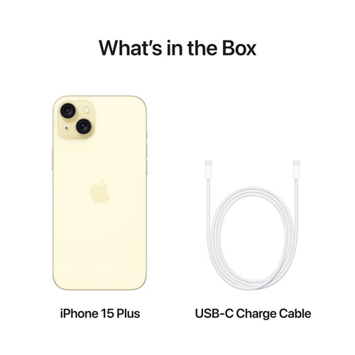 Koodo Apple iPhone 15 Plus 512GB - Yellow - Monthly Tab Payment