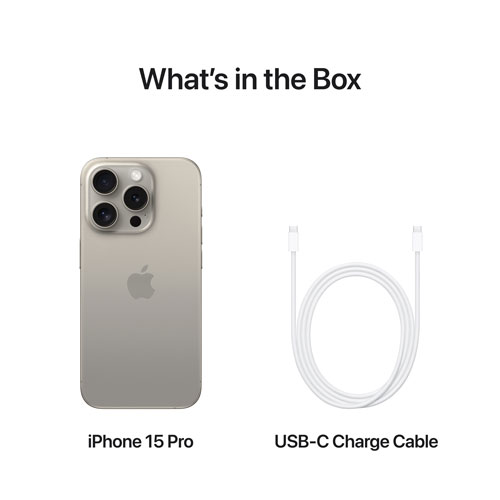 Bell Apple iPhone 15 Pro 512GB - Natural Titanium - Monthly Financing