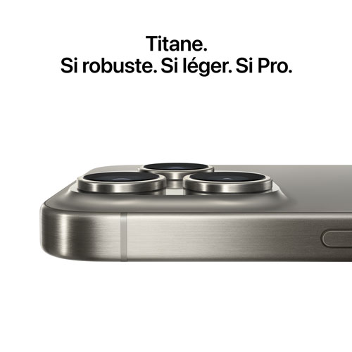 Bell Apple iPhone 15 Pro 512GB - Natural Titanium - Monthly Financing