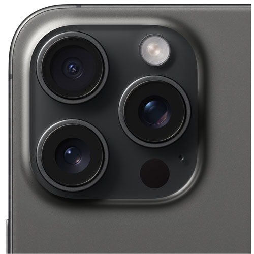 Fido Apple iPhone 15 Pro Max 256GB - Black Titanium - Monthly Financing