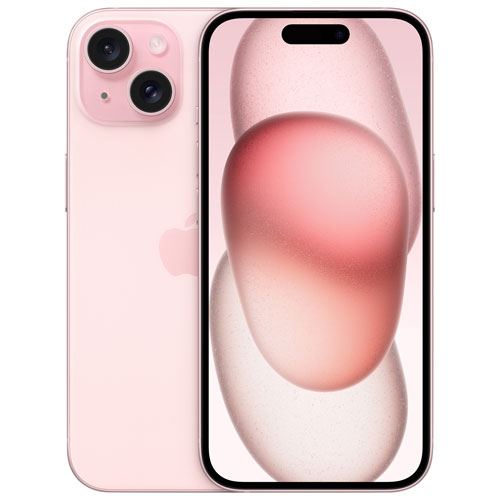 iPhone 15 de 512 Go d'Apple avec Virgin Plus - Rose - Financement mensuel