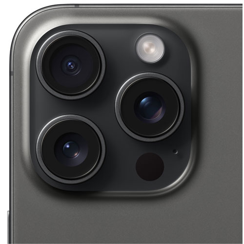 Fido Apple iPhone 15 Pro Max 512GB - Black Titanium - Monthly Financing