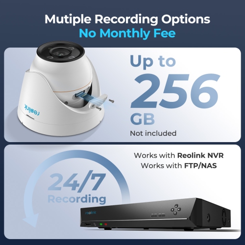 Reolink 12MP Security Camera with PoE, Person/Vehicle Detection, Two-Way Audio, Color Night Vision