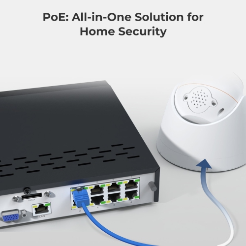 Reolink 12MP Security Camera with PoE, Person/Vehicle Detection, Two-Way Audio, Color Night Vision