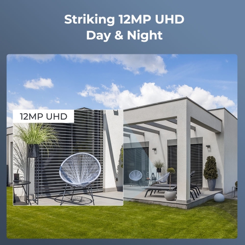 Système de surveillance vidéo UHD 12 Mpx de Reolink avec détection intelligente, alimentation par Ethernet, enregistreur vidéo réseau 2 To