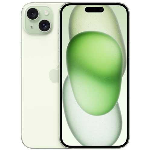 iPhone 15 Plus de 256 Go d'Apple avec Virgin Plus - Vert - Financement mensuel