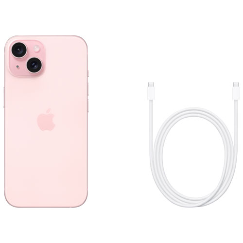 Freedom Mobile Apple iPhone 15 128GB - Pink - Monthly Tab Payment