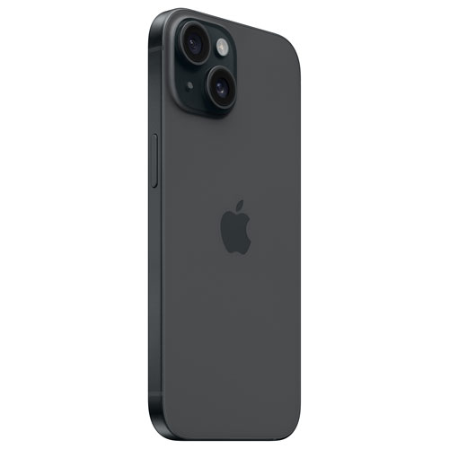 Fido Apple iPhone 15 256GB - Black - Monthly Financing