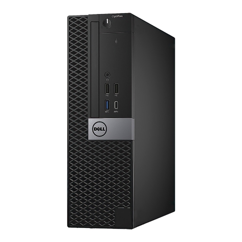 DELL  Refurbished (Good) - Optiplex 7050 Sff (Core I7 7Th Gen|16GB Ram|256GB SSD|Windows 10 Pro) Business Desktop Computer PC - Intel Processor