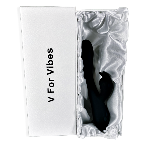 V For Vibes Heating Bunny Vibrator Eris - Black