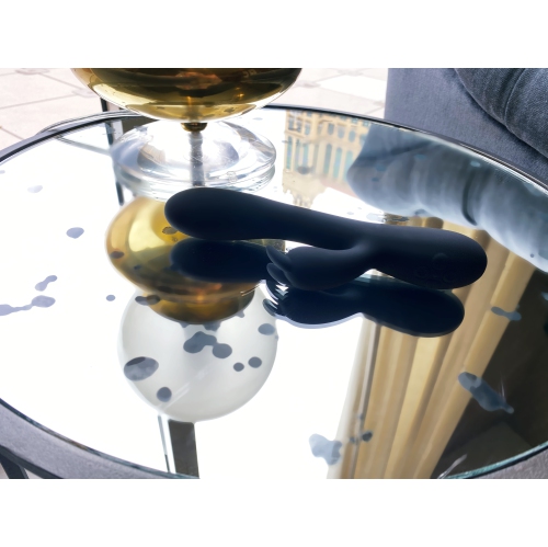 V For Vibes Heating Bunny Vibrator Eris - Black