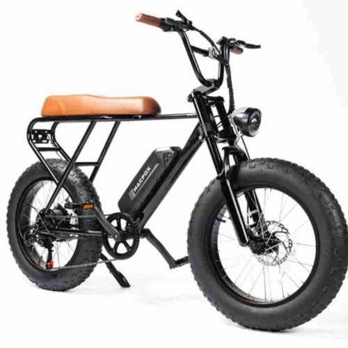 Macfox-M20X Electric Bike | 750 W motor e-Bike for adults | 20”x 4”Fat Tires Beach bike | Max Speed 32kmh | Range Up To 64 kmh | Six Speed System