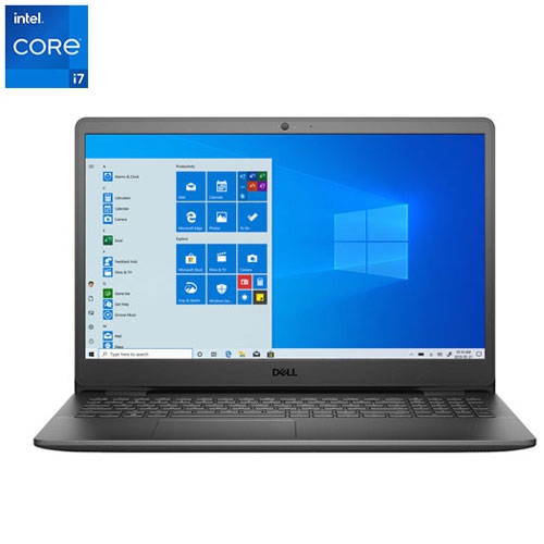 Refurbished - Dell Inspiron 15 3000 15.6" Touchscreen Laptop -Black (Intel Core i7-1165G7/512GB SSD/12GB RAM) -Eng