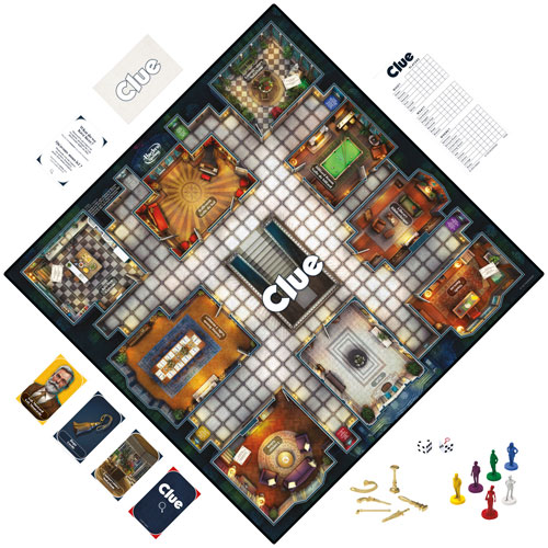 Hasbro Clue Board Game - Bilingual