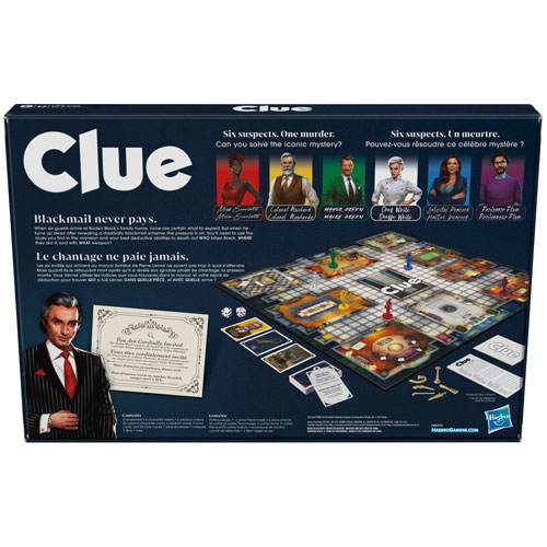 Hasbro Clue Board Game - Bilingual
