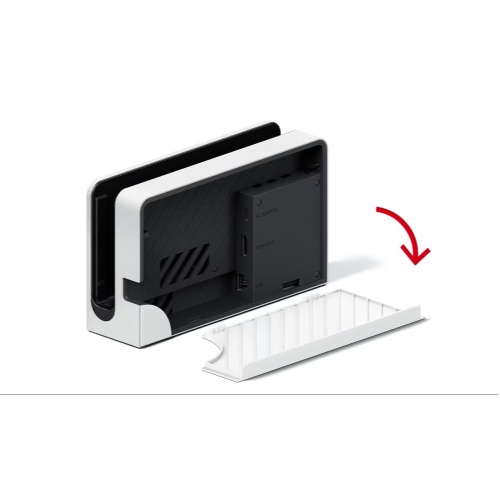 Nintendo Switch Original Dock - OLED Model - White by NINTENDO - Refurbished condition - Image 2