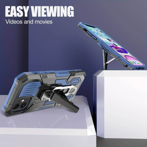 Étui multifonction antichoc 14 Pro Max plus de iPhone avec béquille et pince de ceinture - Étui de protection optimal pour téléphone