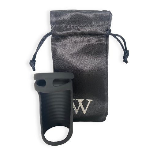 V For Vibes Penis Sleeve, Non-Vibrating Male Sleeve Pluto - Black