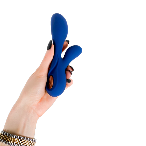 V pour Vibes Mini Rabbit Vibrator, Mini Rabbit Toy Carmena - Bleu