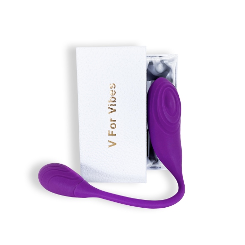 V For Vibes Dual Clitoral And G-spot Vibrator Aura - Purple