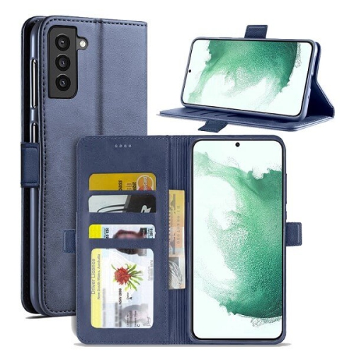 Samsung Smart View Wallet Case Cover for Galaxy S23+ - Blue