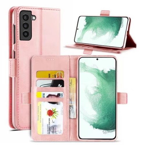 Samsung Smart View Wallet Case Cover for Galaxy S23+ - Rose Gold