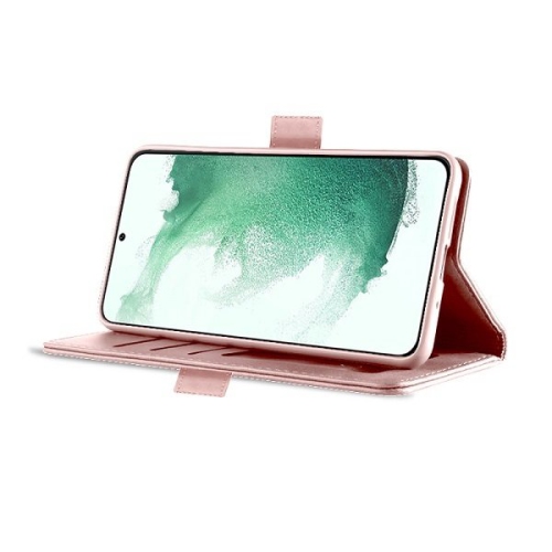 Samsung Smart View Wallet Case Cover for Galaxy S23+ - Rose Gold