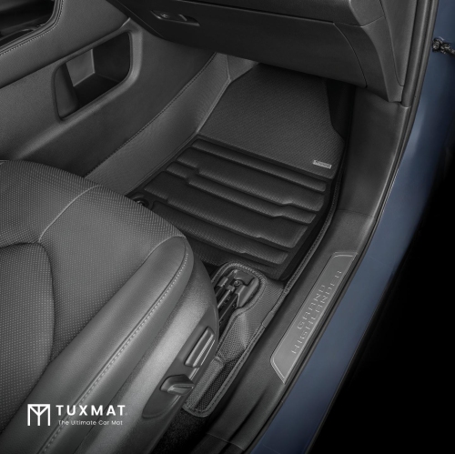 TuxMat - For Toyota Grand Highlander 7-Seater 2024-2026 Models - Custom Car Mats - Maximum Coverage, All Weather, Laser Measured - This Full Set