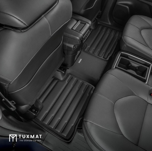 TuxMat - For Toyota Grand Highlander 7-Seater 2024-2026 Models - Custom Car Mats - Maximum Coverage, All Weather, Laser Measured - This Full Set
