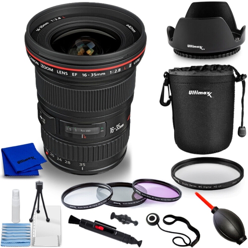 CANON  Ef 16-35MM F/2.8L Ii Usm Lens 1910B002 - 10PC Accessory Bundle
